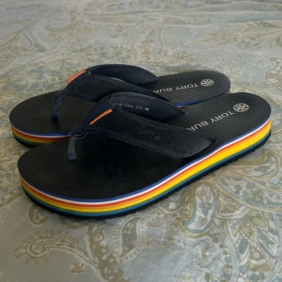 Tory Burch platform flip flops - Picture 1 of 8